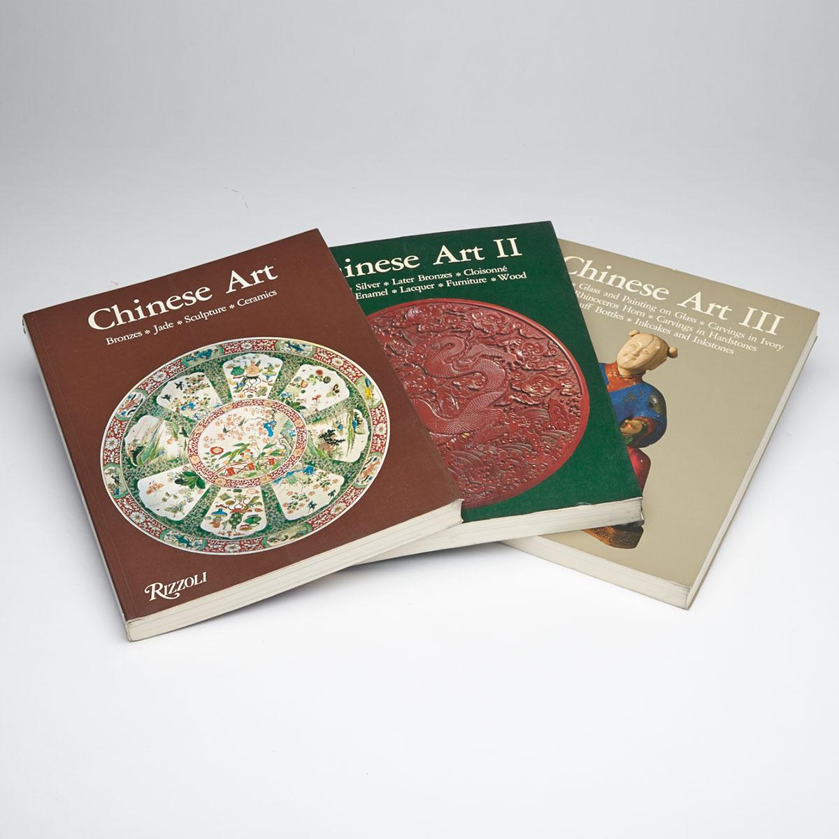 Set of Three Chinese Art Reference Books 