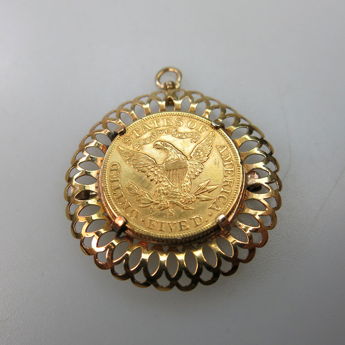 American 1901S Half Eagle Gold Coin