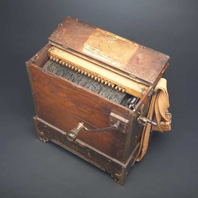 American Barrel Organ, G. Molinari & Sons, Brooklyn, N.Y., 19th century