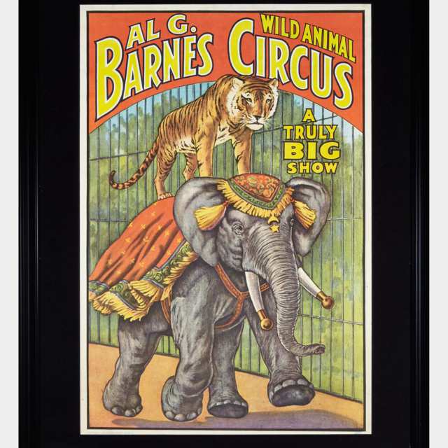 Four Chromolithograph Circus Posters, 1960