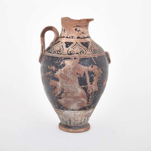 Attic Red Figured Neck Amphora, 5th century BC