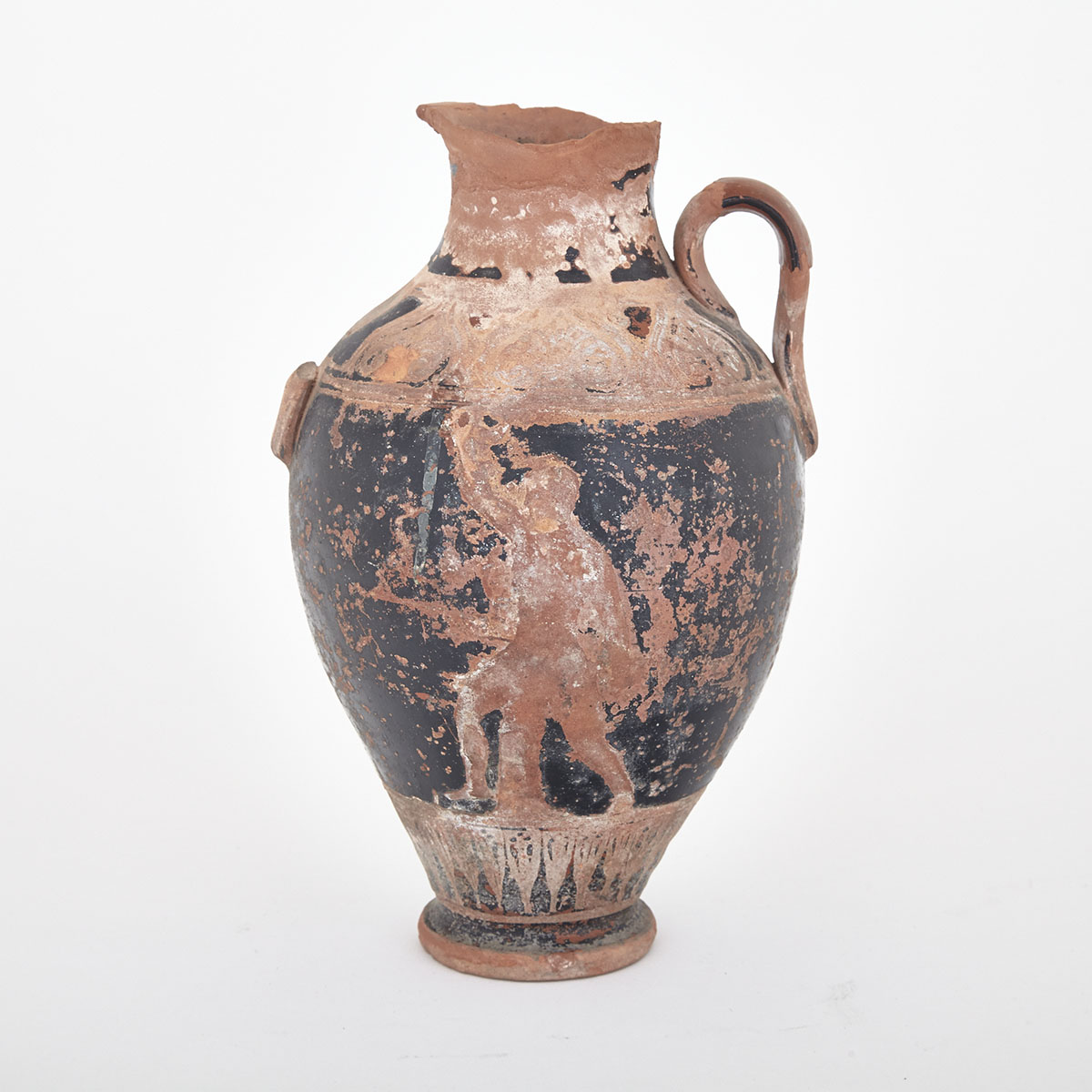Attic Red Figured Neck Amphora, 5th century BC