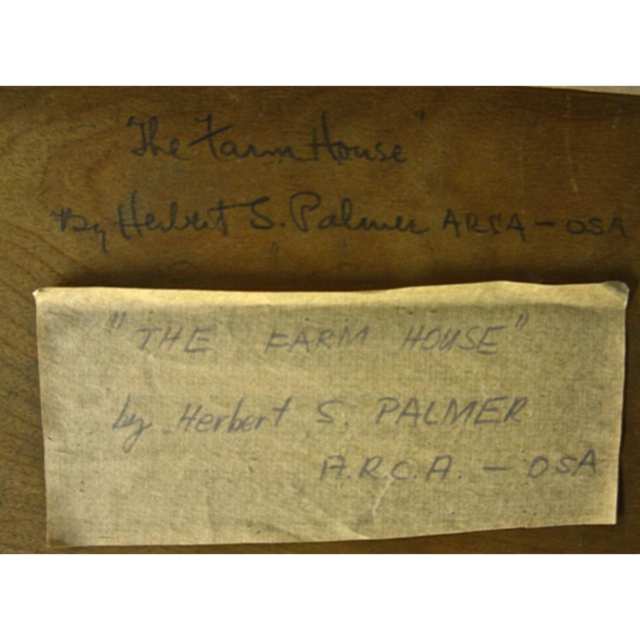 HERBERT SIDNEY PALMER (CANADIAN, 1881-1970)