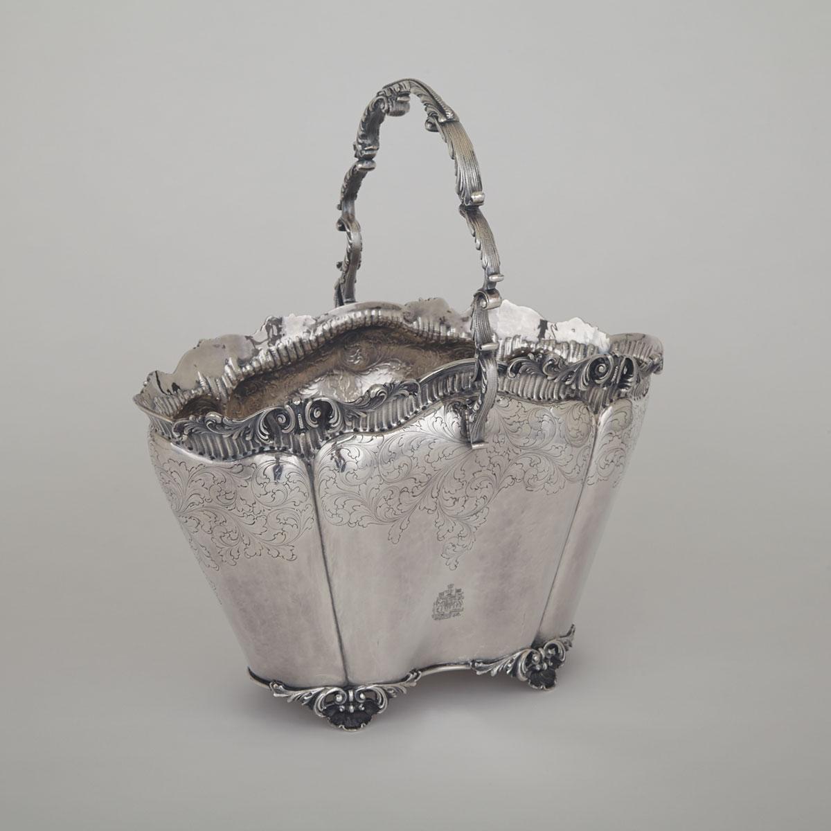 Italian Silver Wine Cooler, for Henry Birks of Montreal, c. 1910