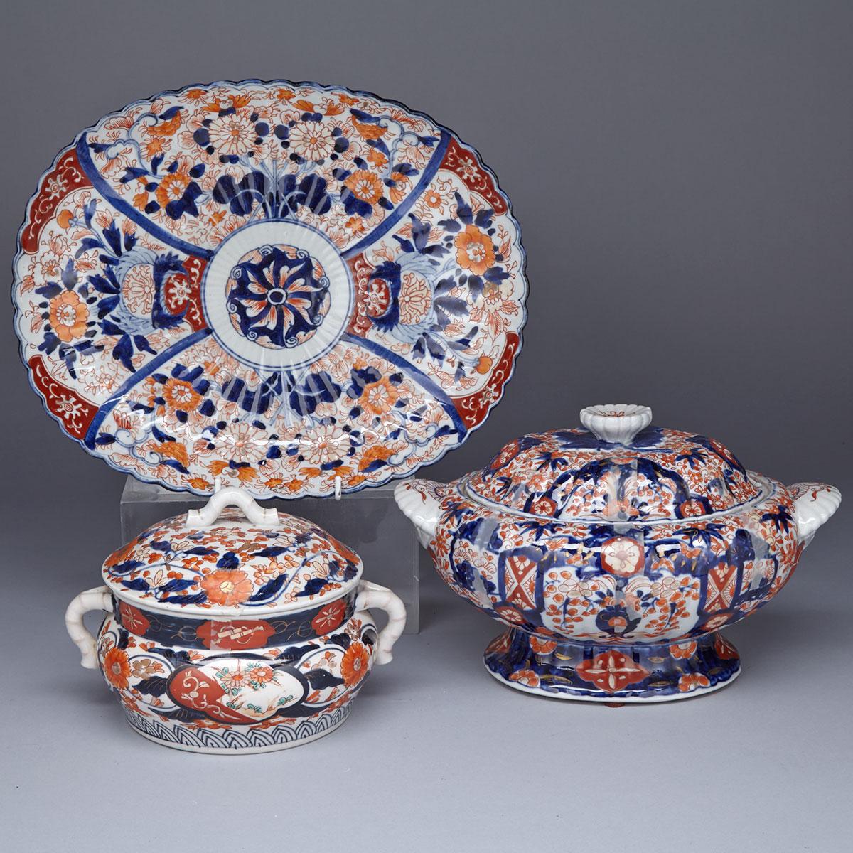 Three Imari Wares, 19th/20th Century