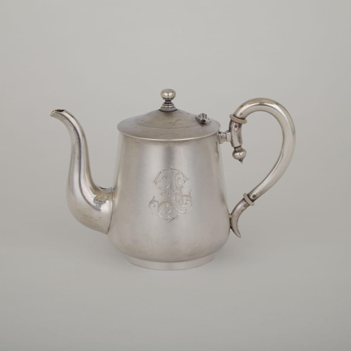 Russian Silver Teapot, St. Petersburg, 1908-17