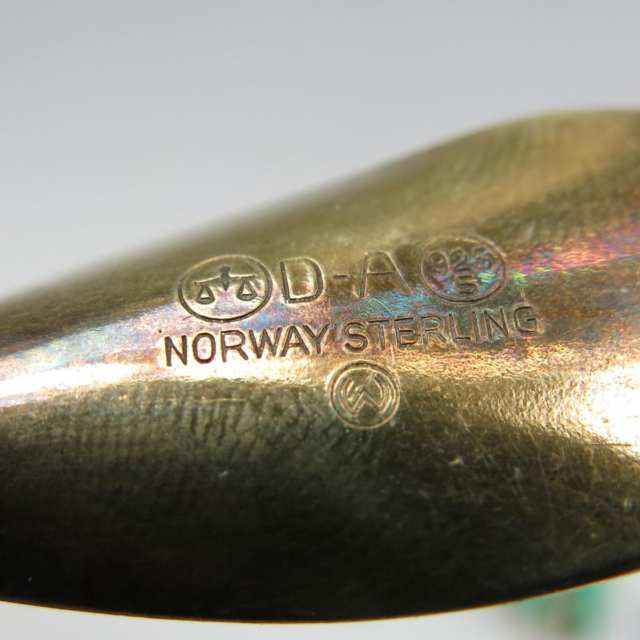 David Andersen Norwegian Sterling Silver 4 Piece Jewellery Suite