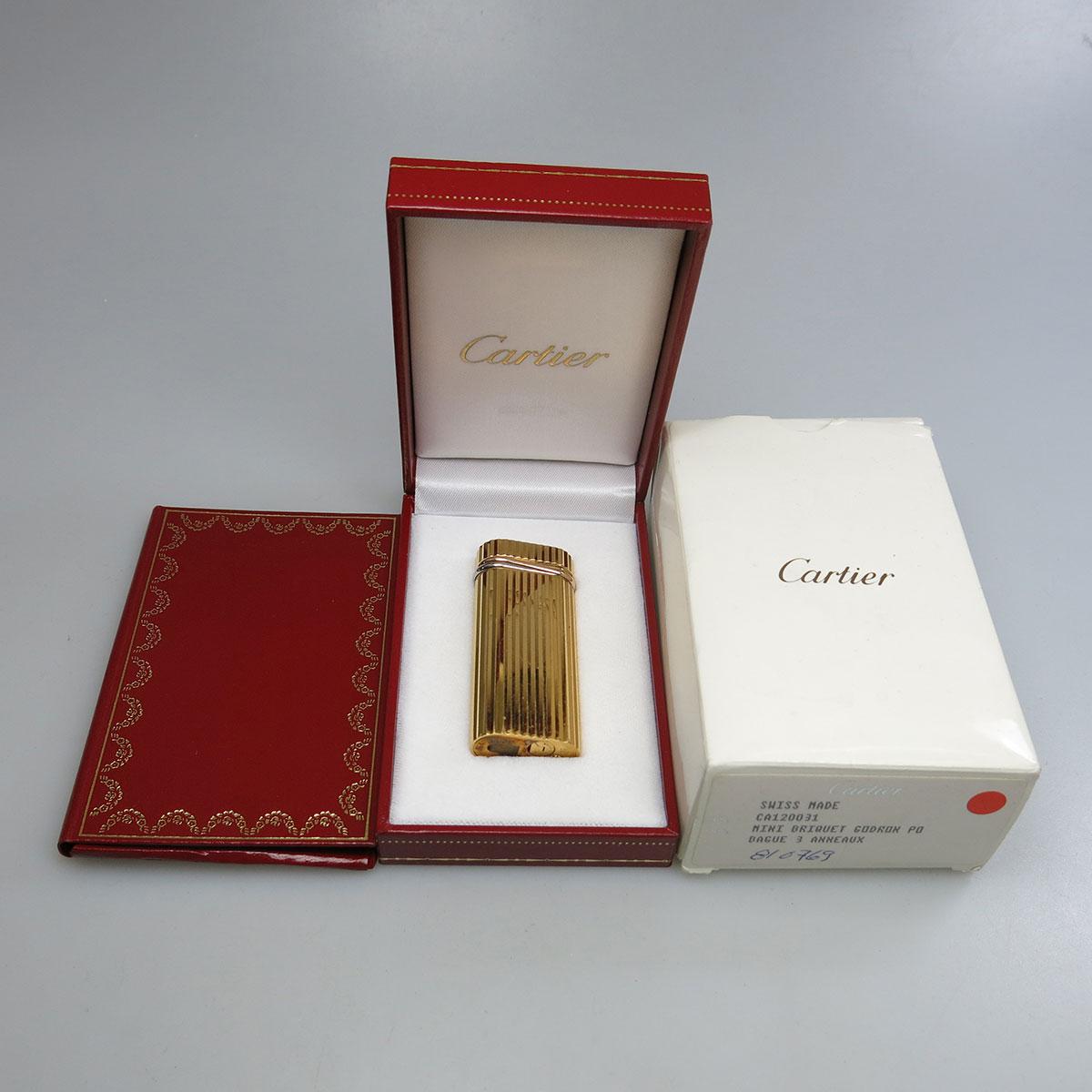 Cartier Gold-Plated Lighter