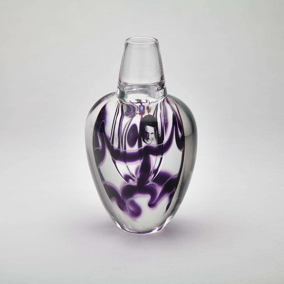 Toan Klein (American/Canadian, b.1949), Glass Vase, c.1990
