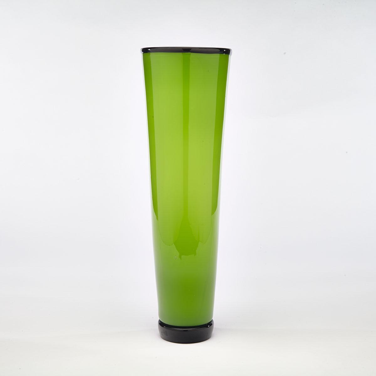 Rhonda Kozan (Canadian), Green Glass Vase, 2002