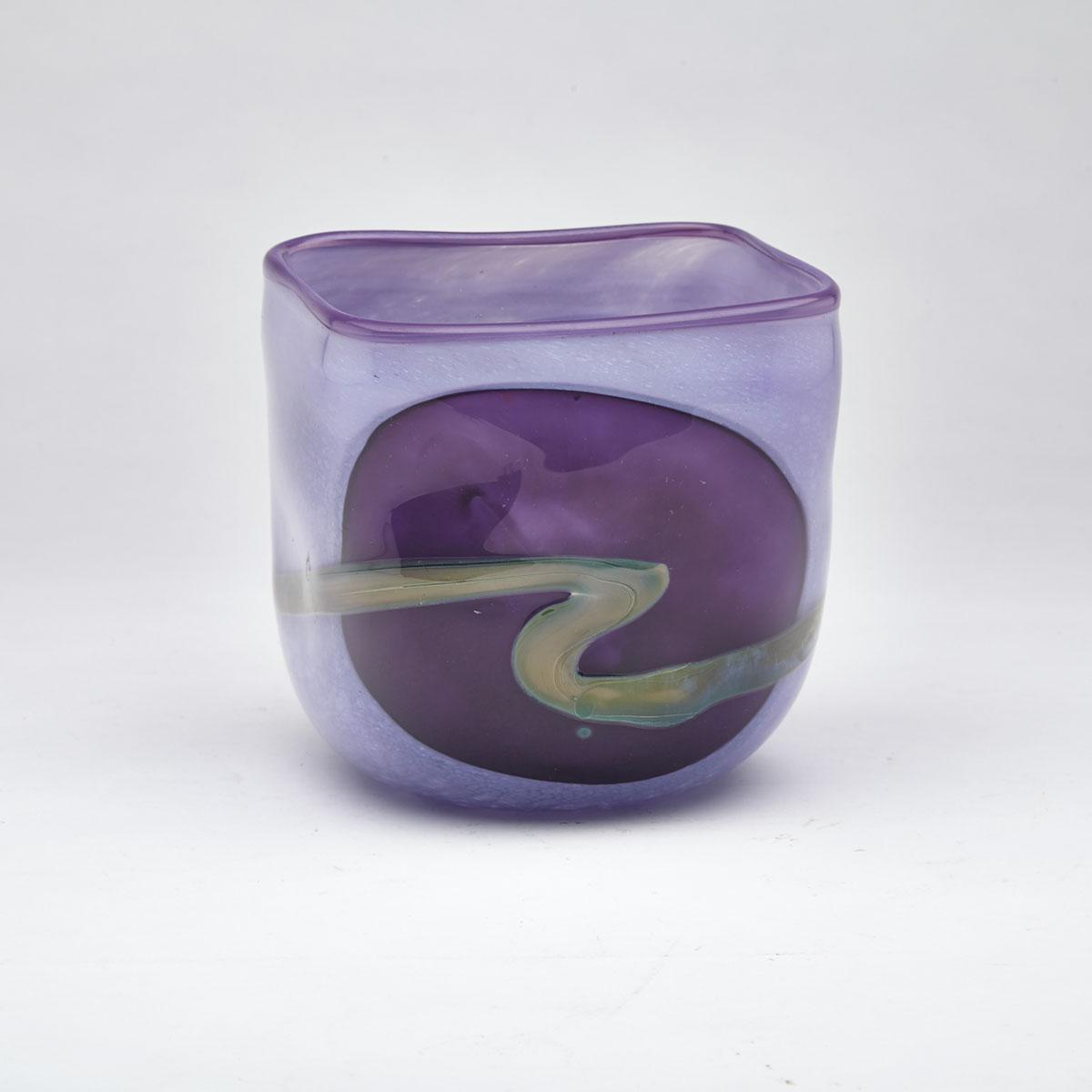 David New-Small (American-Canadian, b.1945), Glass Vase, 1992