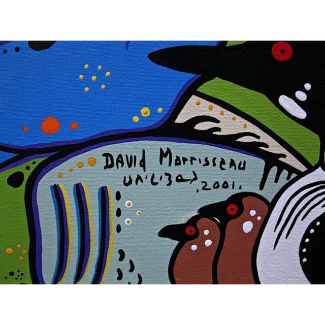 DAVID MORRISSEAU (NATIVE CANADIAN, 1961-)