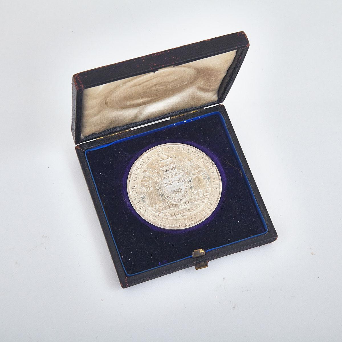 Canadian Governor General’s Award Silver Medal, 1893