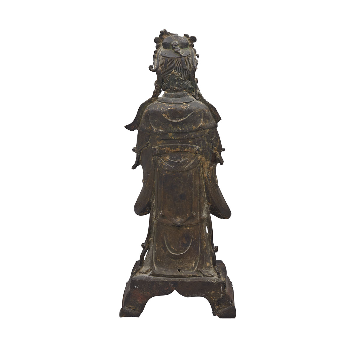 Parcel Gilt Bronze Figure of a Bixia Yuanjun, 16th/17th Century