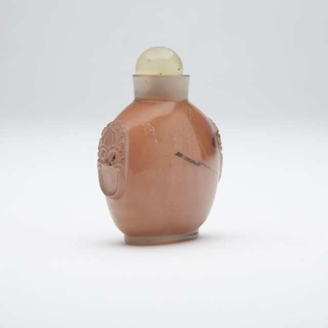 Agate Carved Snuff Bottle
