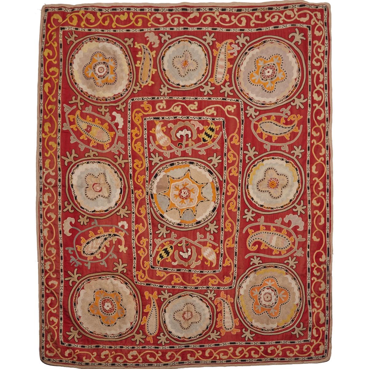 Large Dining Cloth, Sofreh, Persia, 20th Century