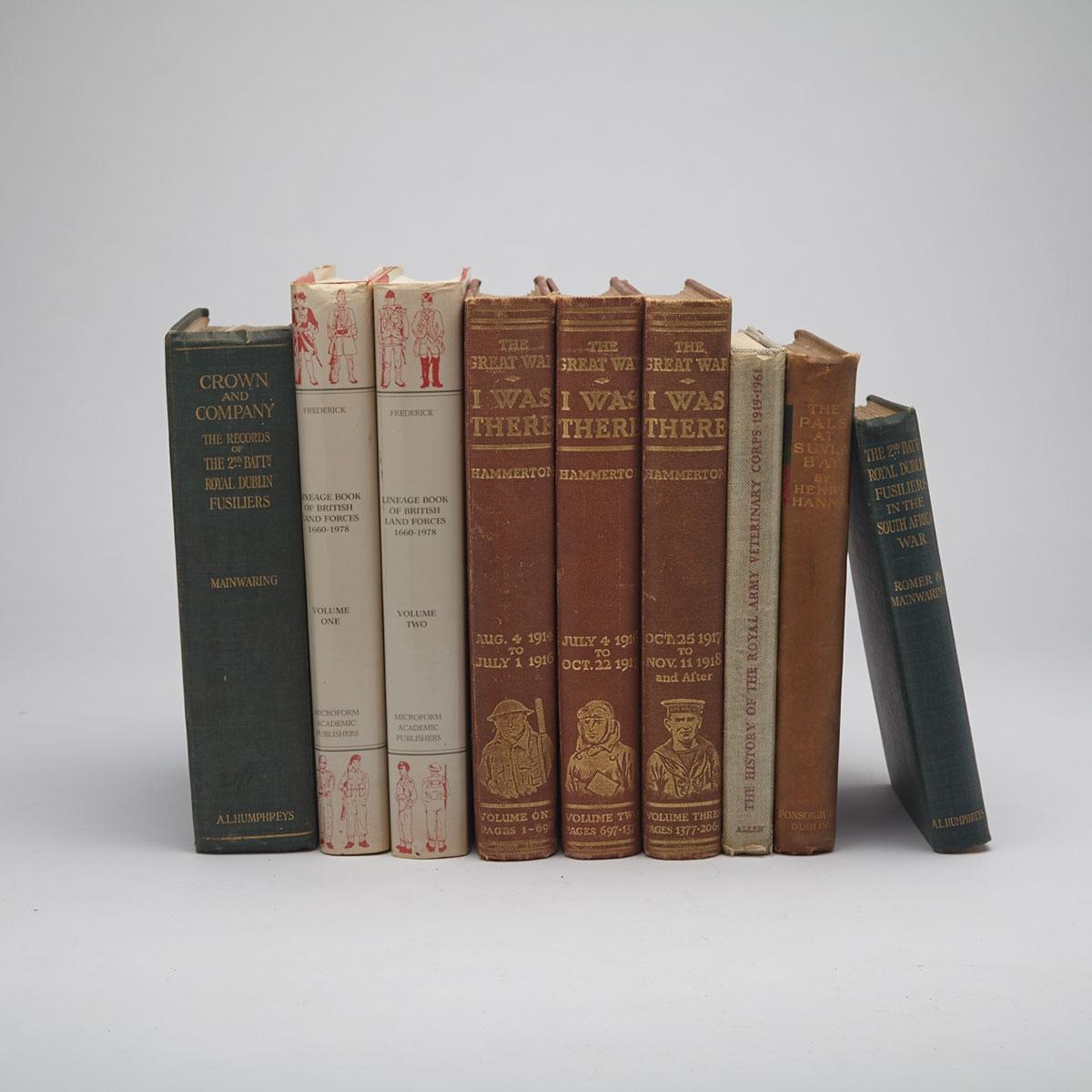 Nine Volumes Relating to British Military History