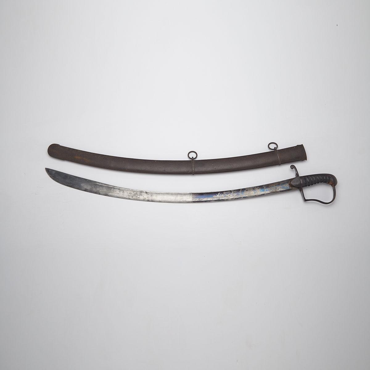 Named English 1796 Pattern Light Cavalry Officer’s Sword, 18th century