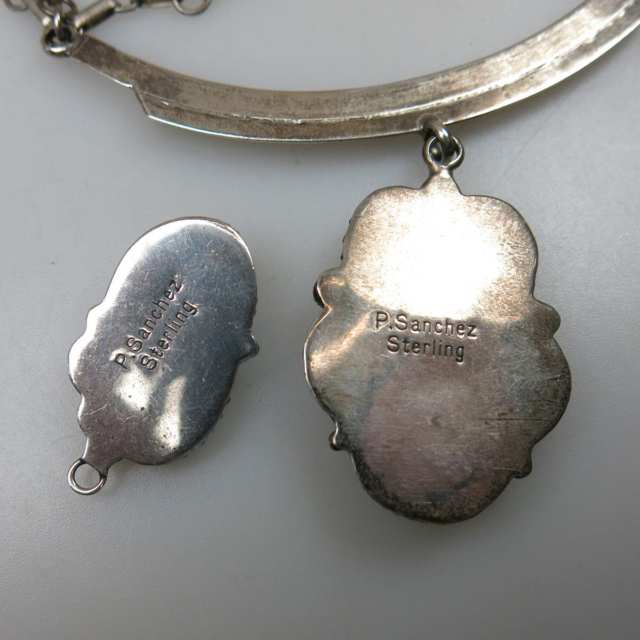 Phillip Sanchez Navajo Sterling Silver Necklace