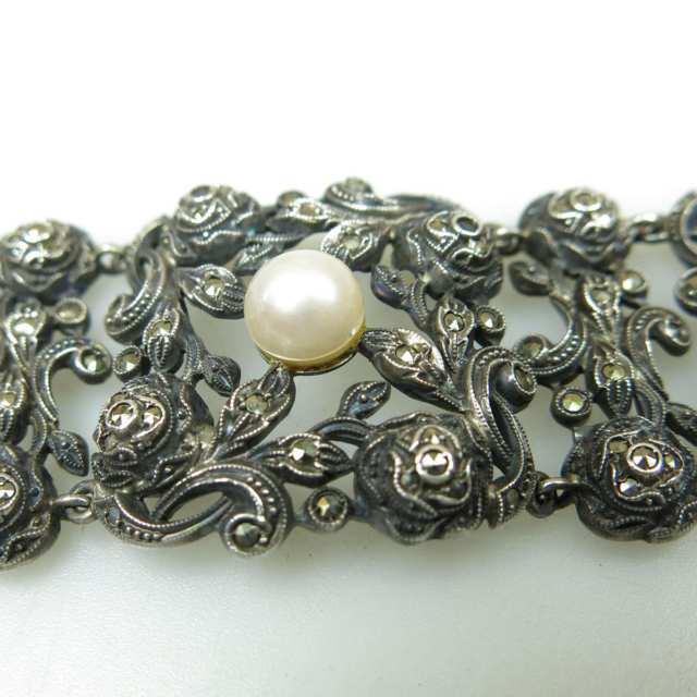 935 Grade Silver Ornate Bracelet