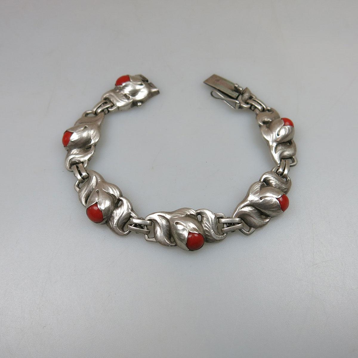 Evald Nielsen Danish Sterling Silver Bracelet