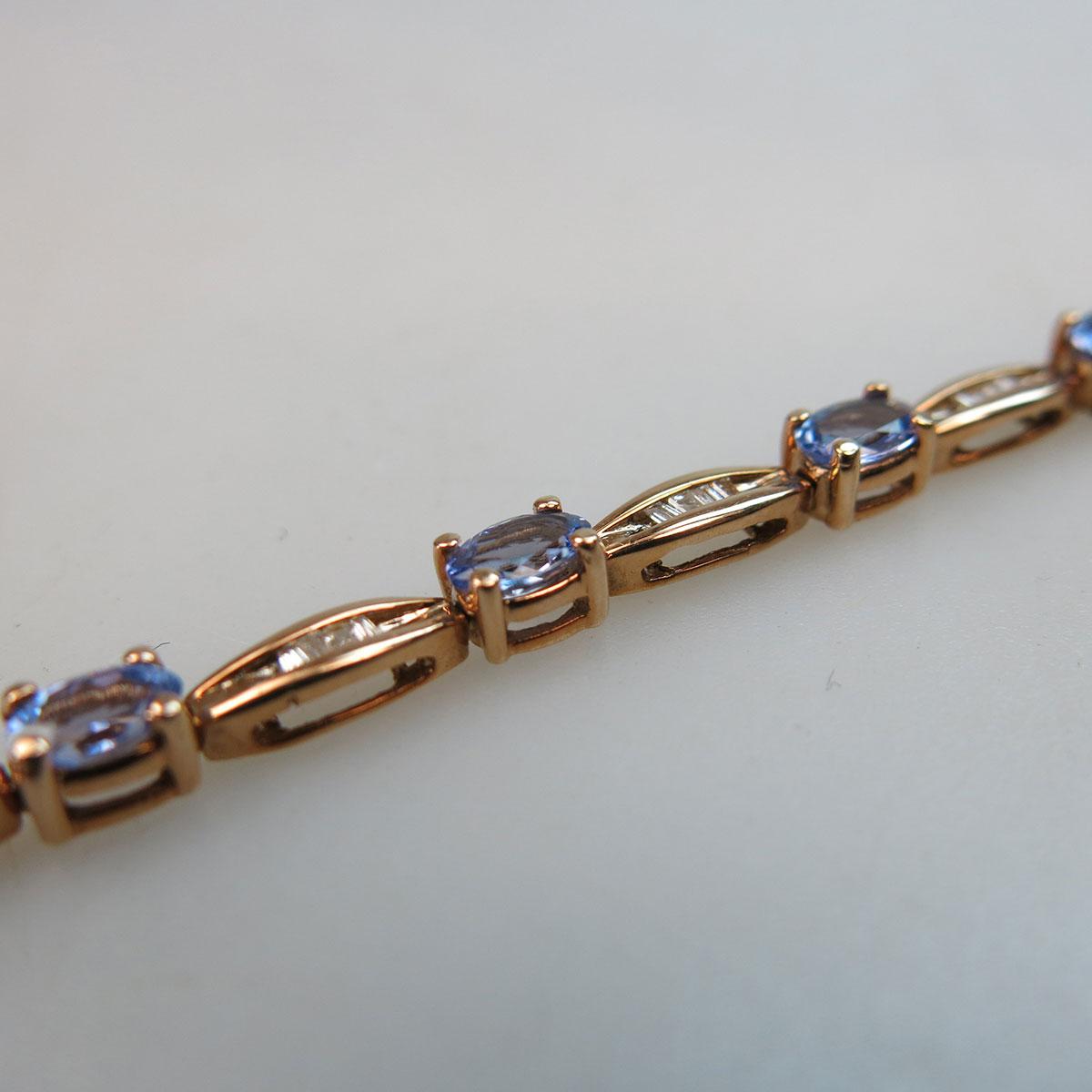 14k Rose Gold Straightline Bracelet