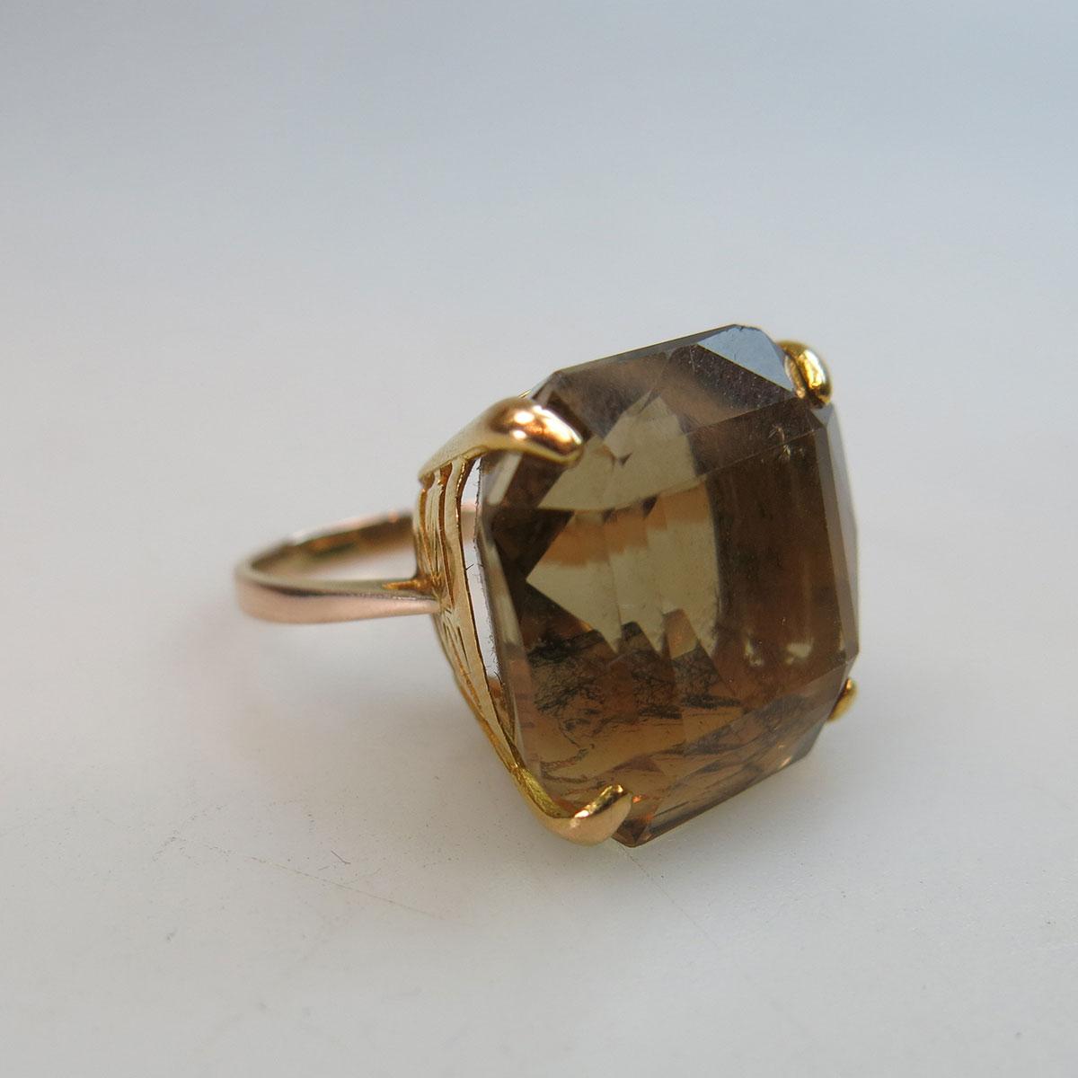 10k And 18k Yellow Gold Ring