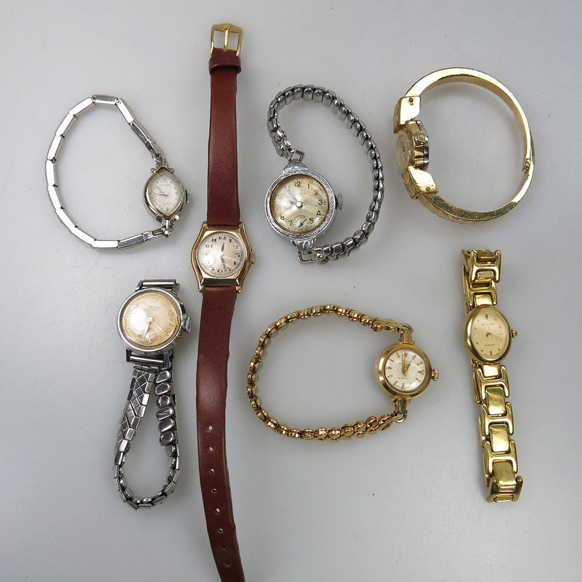 7 Various Lady’s Wristwatches