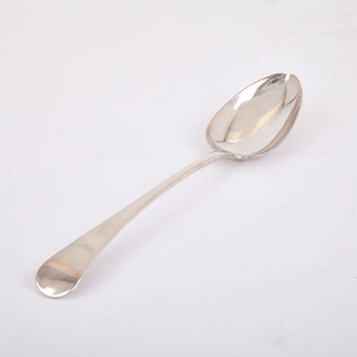 George III Silver Old English Pattern Serving Spoon, London, 1818