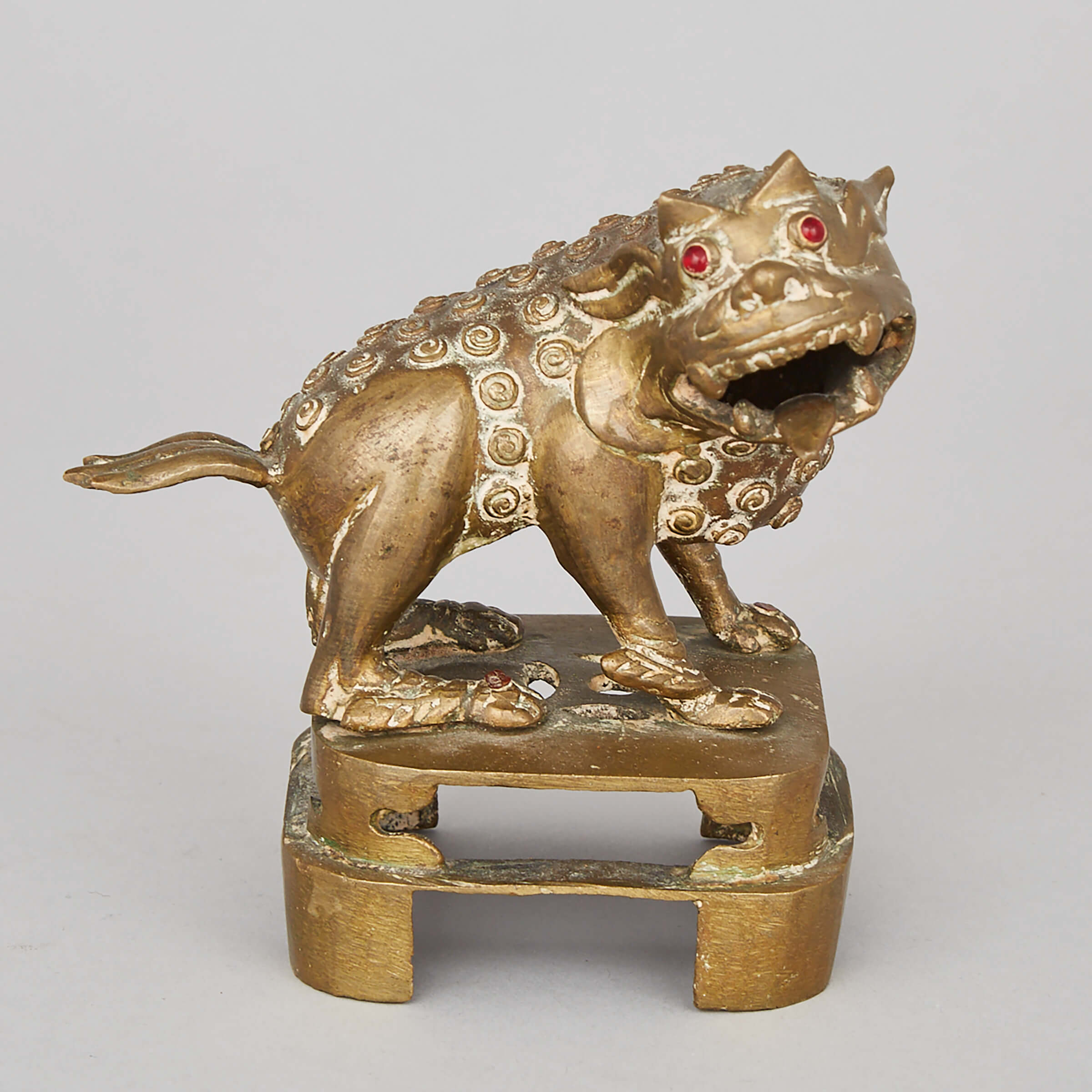 Chinese Bronze Model of a Qilin, mid 20th century
