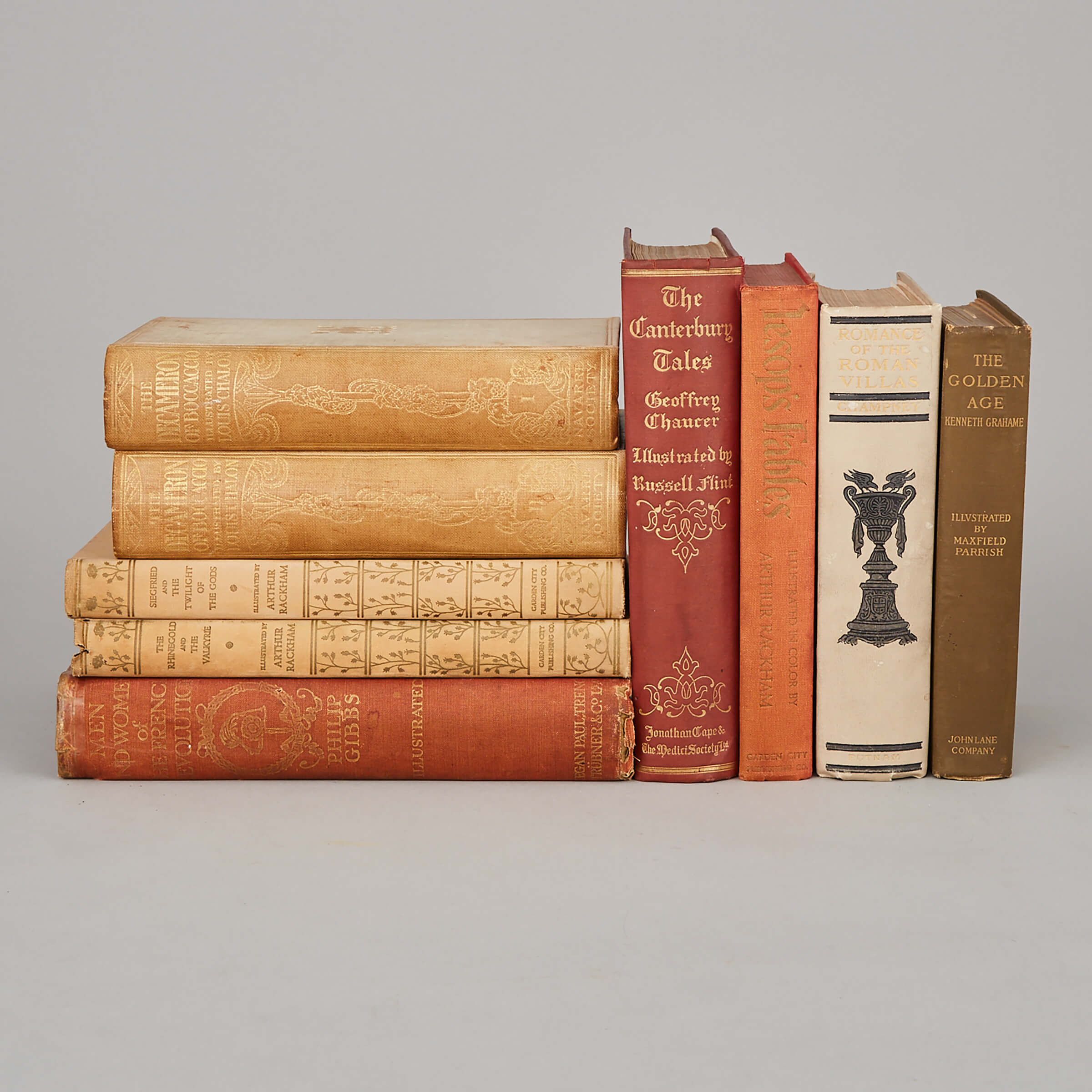 Eight Clothbound Volumes, early 20th century