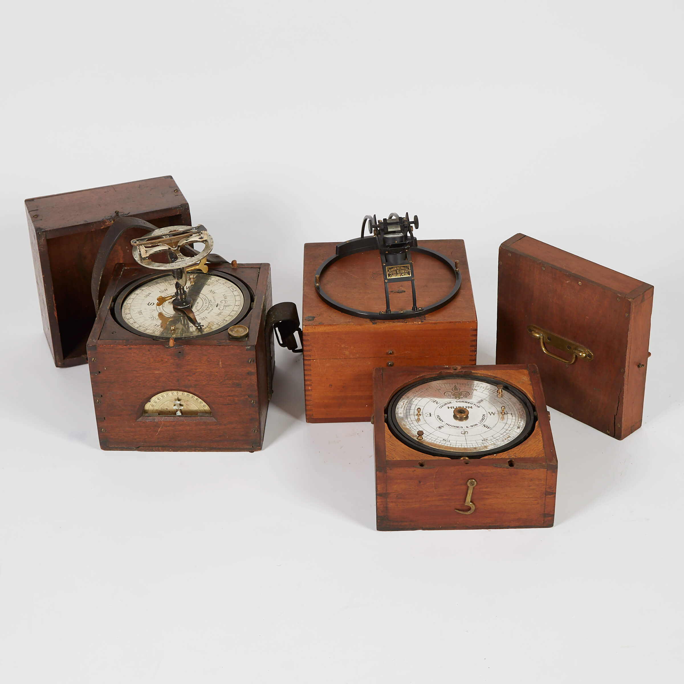Three Cased Nautical Navigation Instruments, 19th/early 20th century