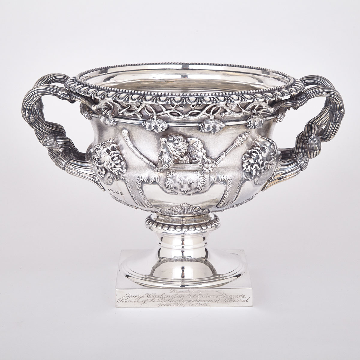 English Silver ‘Warwick’ Vase, Edward Barnard & Sons, London, 1911