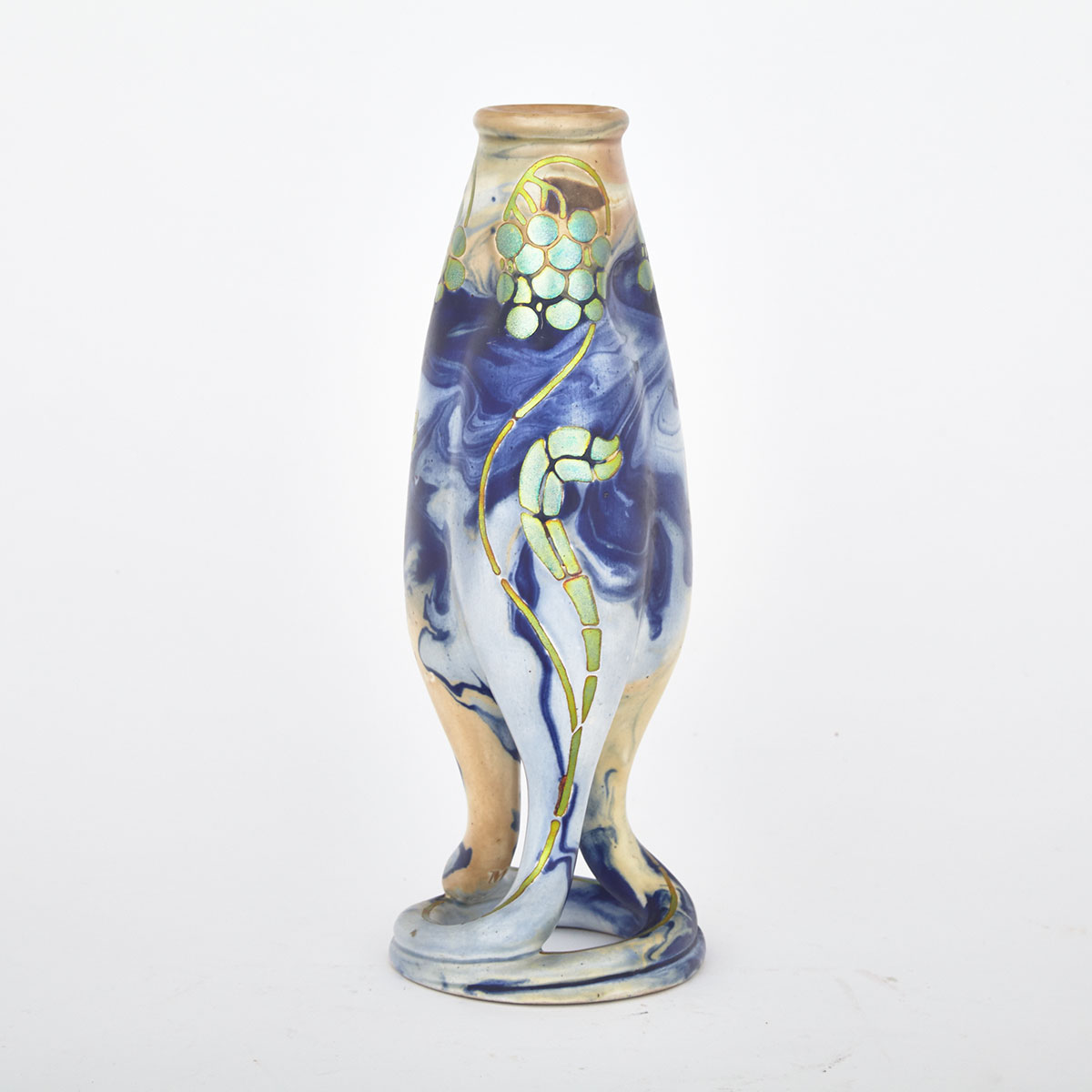 Zsolnay Organic Form Vase, c.1900