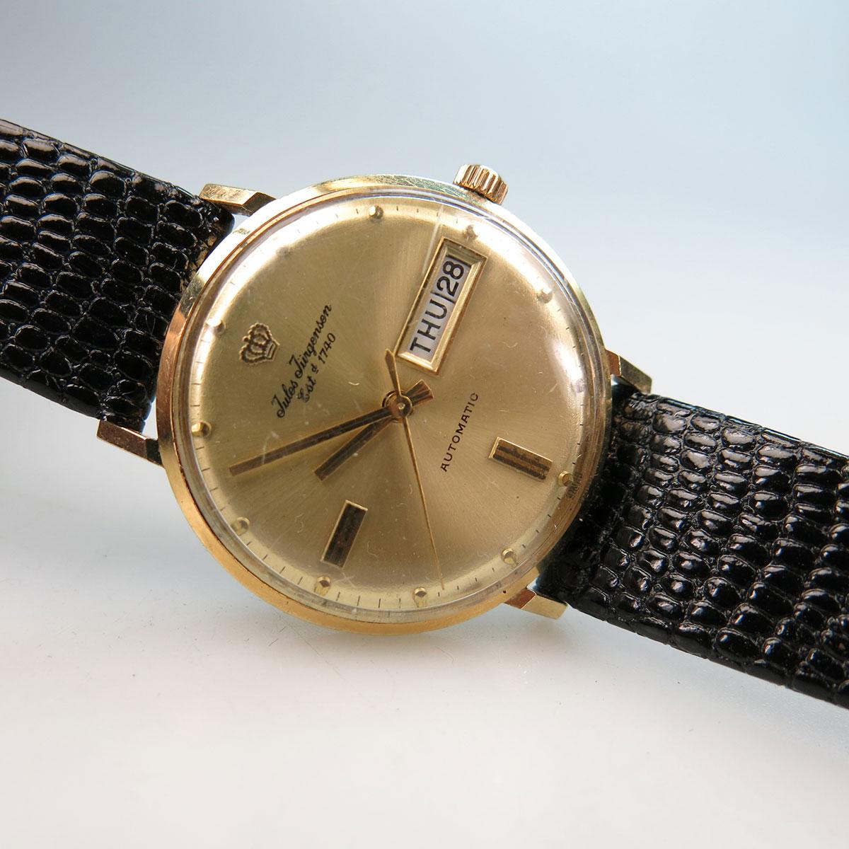 Jules Jurgensen Automatic Wristwatch With Day & Date