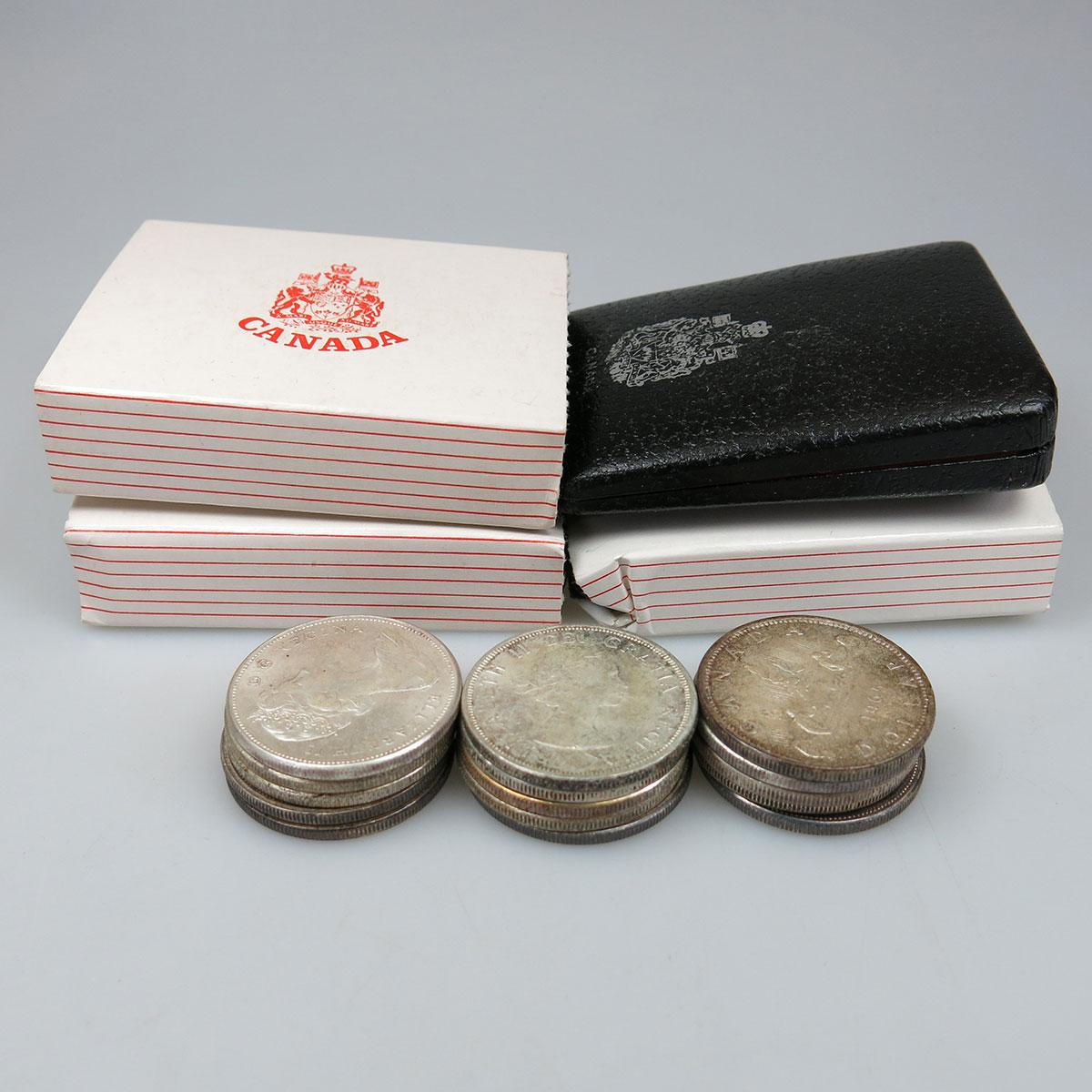 19 Canadian Silver Dollars