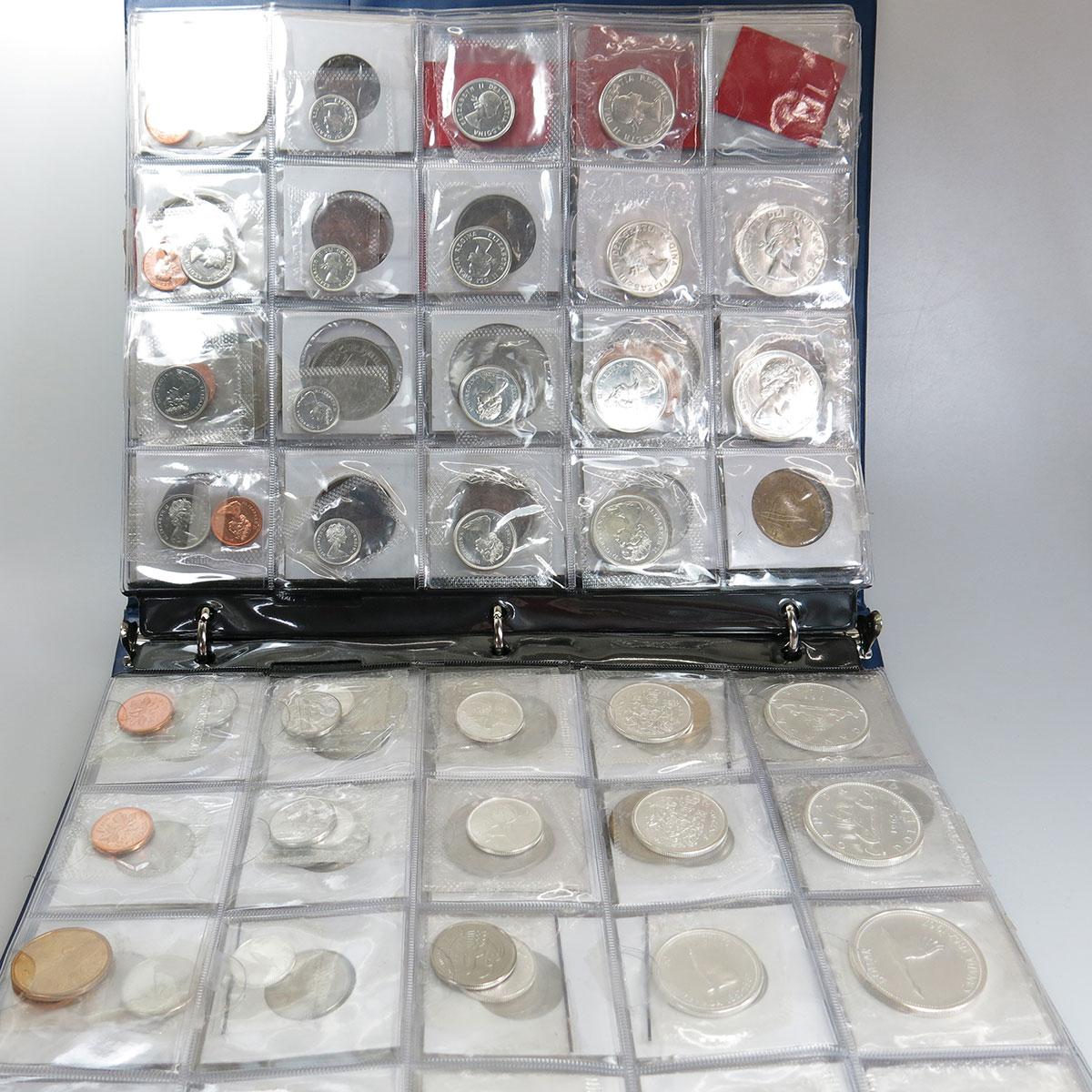 Binder Of Canadian Coins
