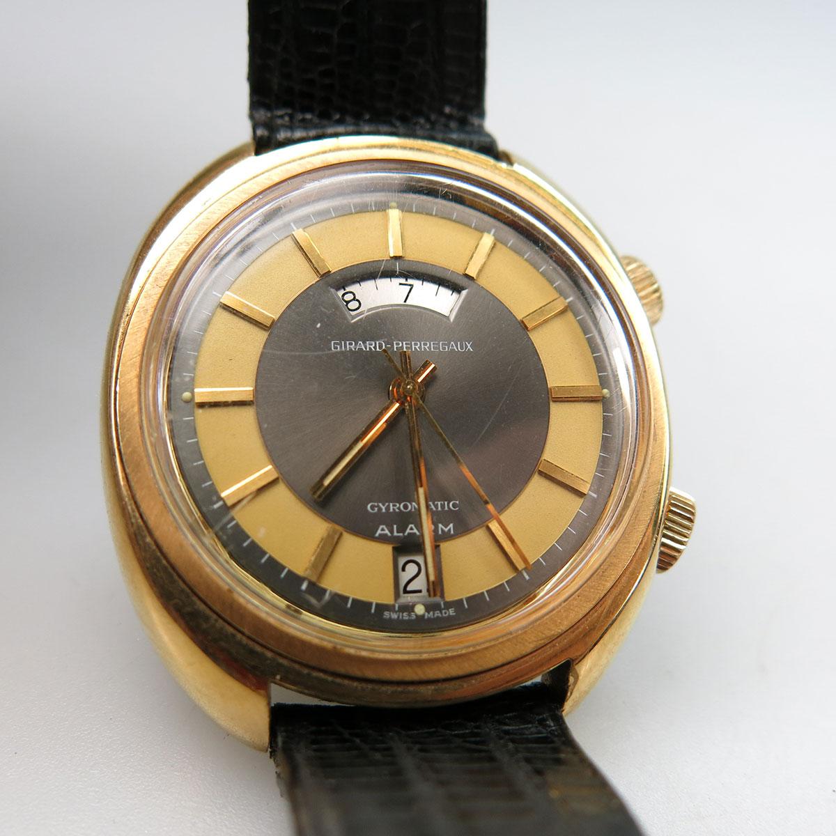 Girard-Perregaux Gyromatic Wristwatch With Date And Alarm