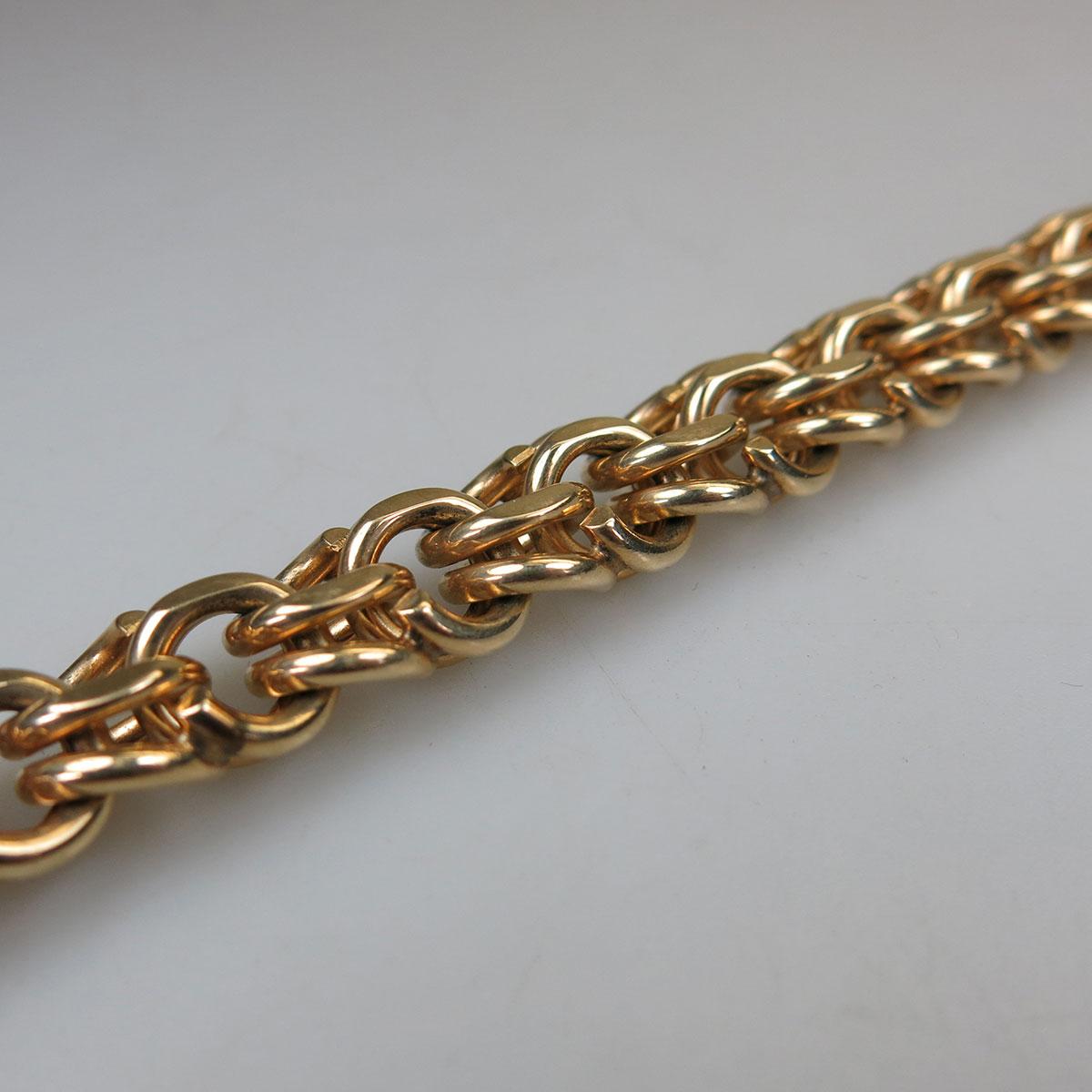 Birks 14k Gold Double Link Bracelet