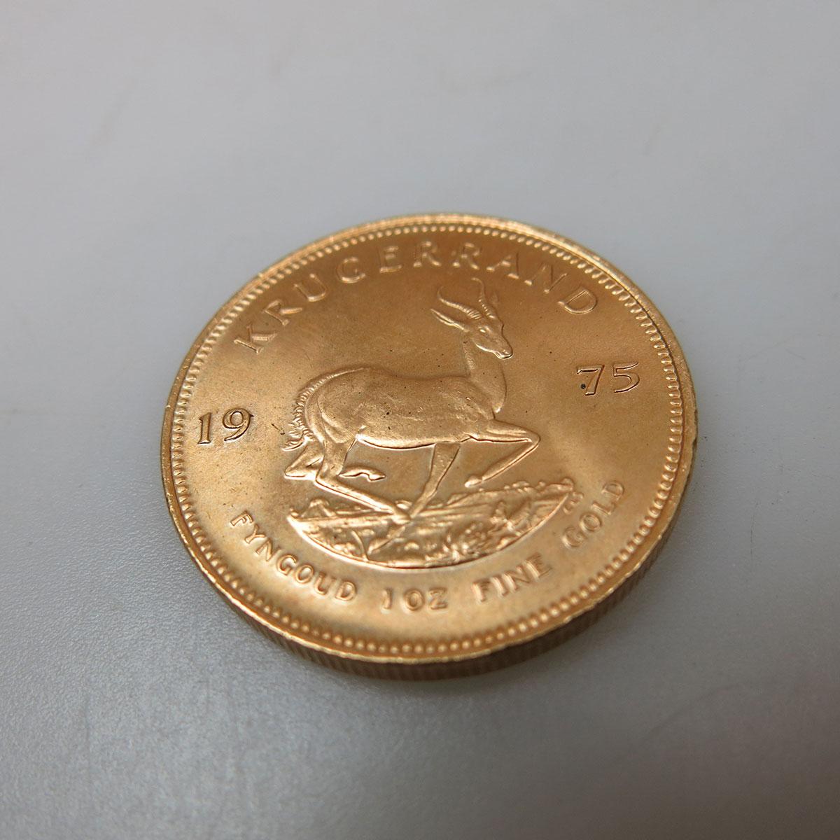South African 1975 Krugerrand Gold Coin