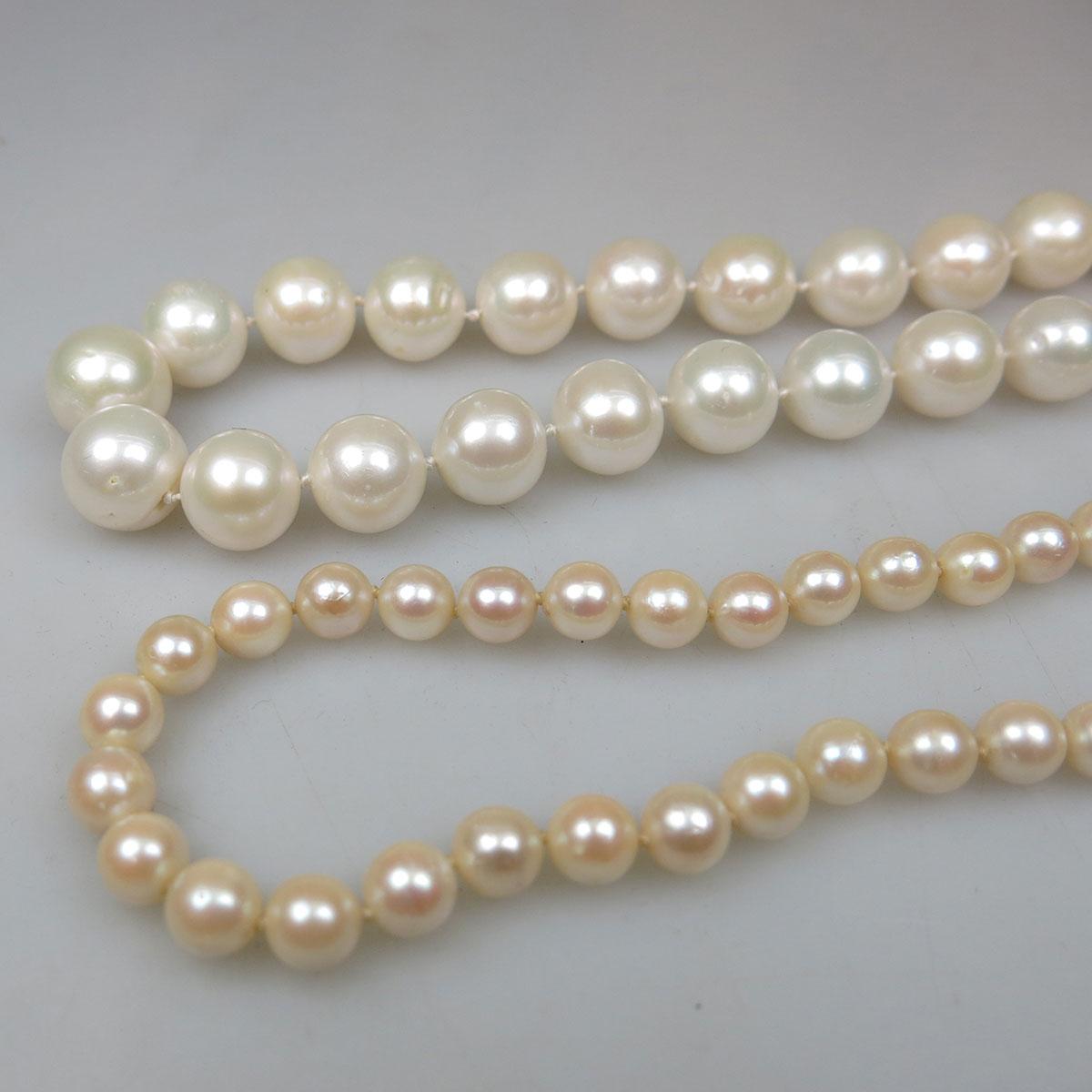 Single Strand Of Freshwater Pearls