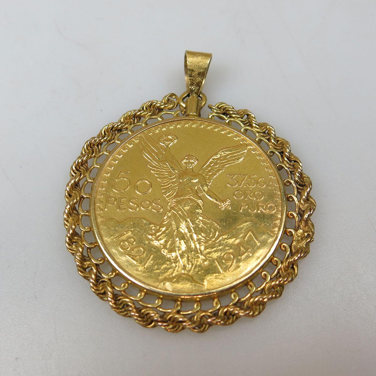 Mexican 50 Peso Gold Coin 