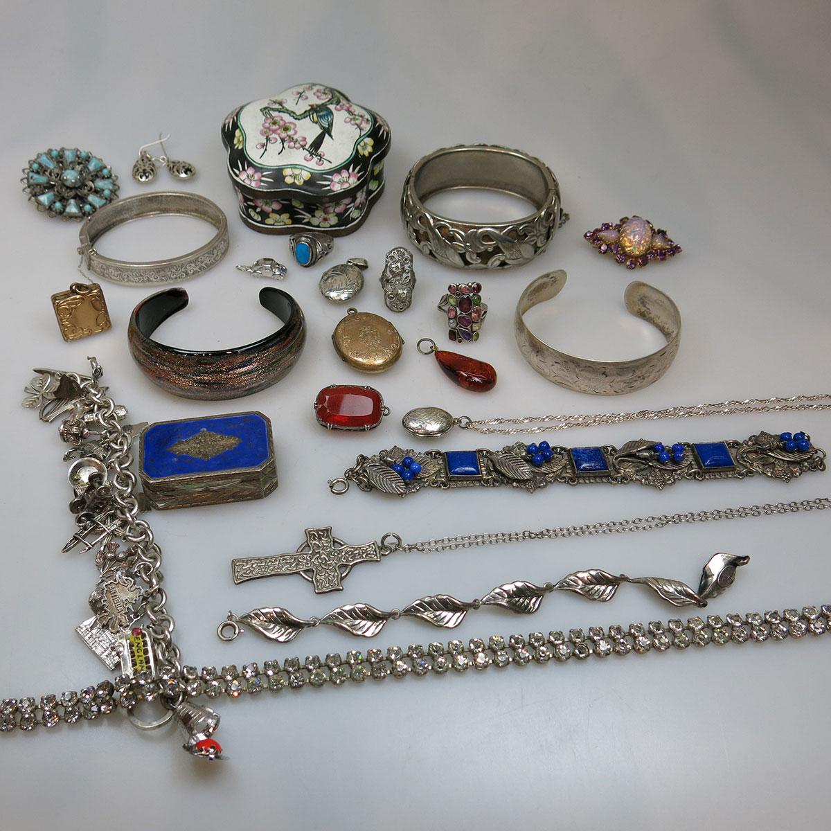 Quantity Of Costume And Silver Jewellery