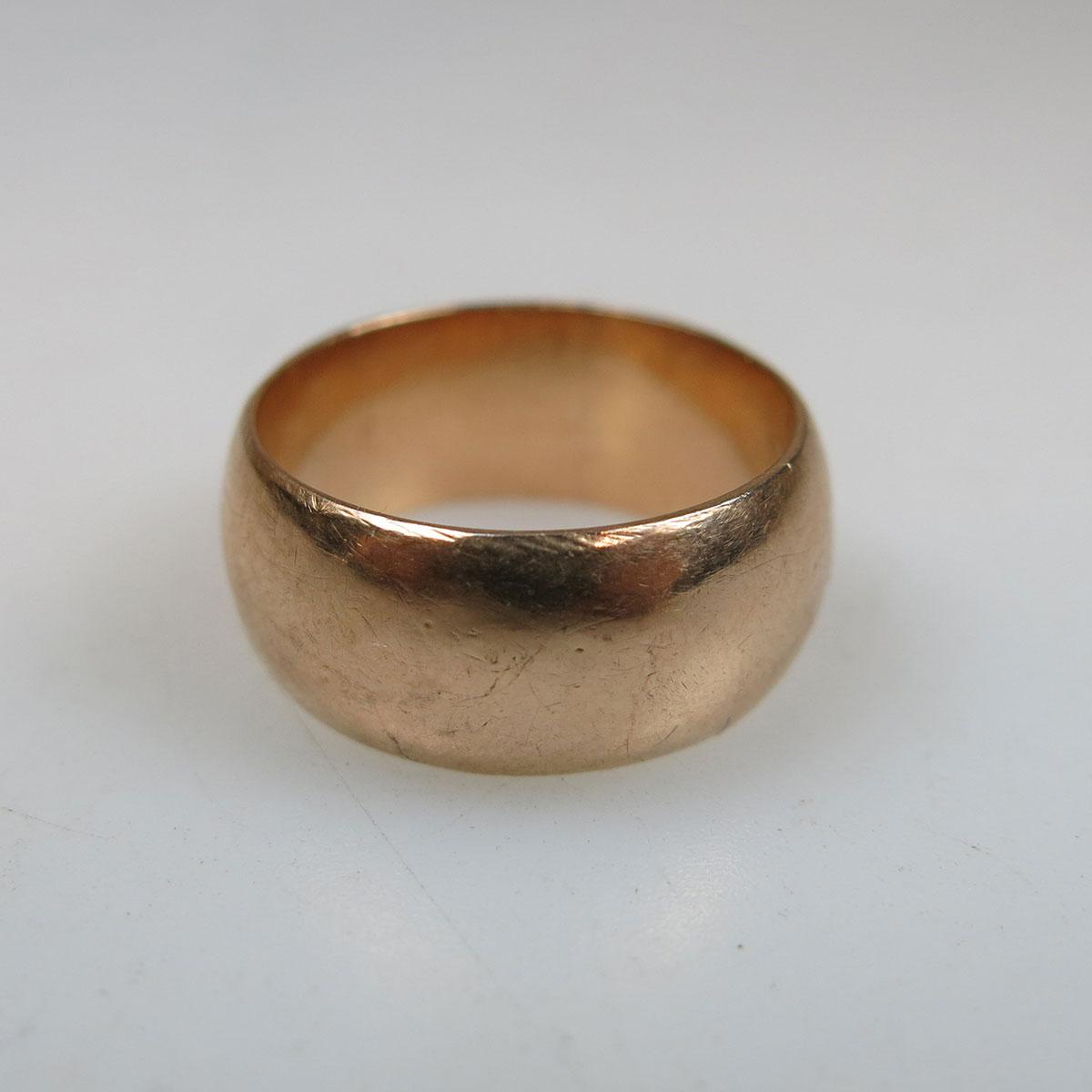 Russian 14k Rose Gold Band