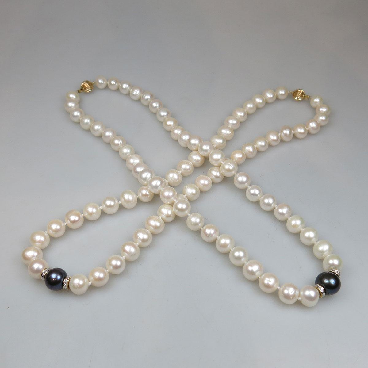 Two Freshwater Pearl Necklaces