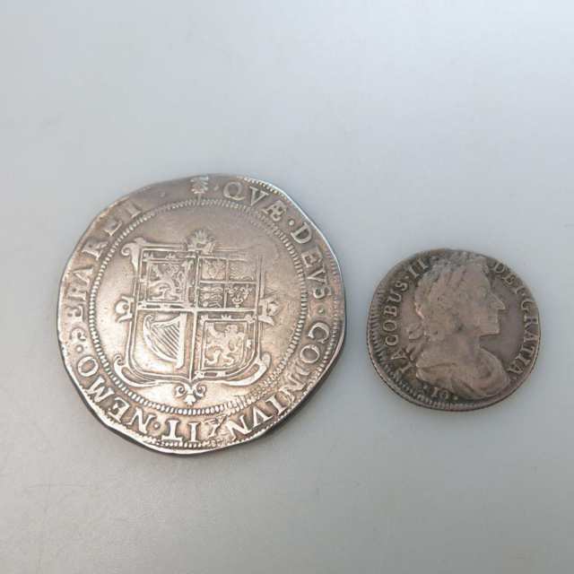 Two 17th Century Scottish Coins