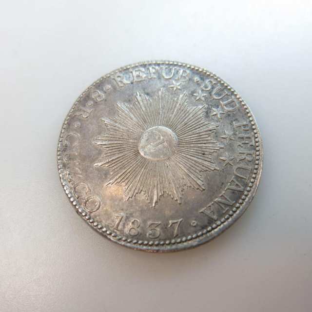 Peru 1837 Eight Reale