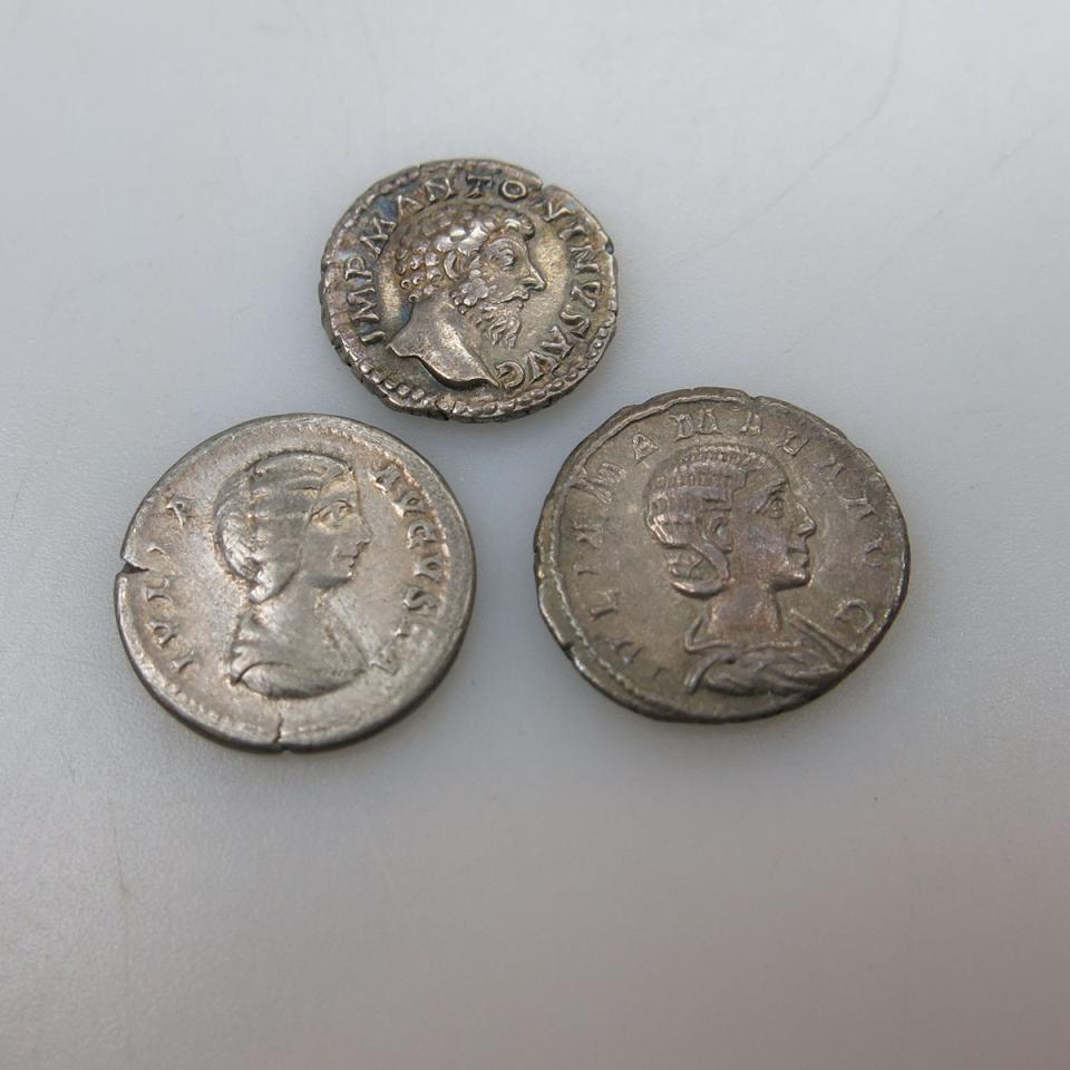 Three Roman Denarius
