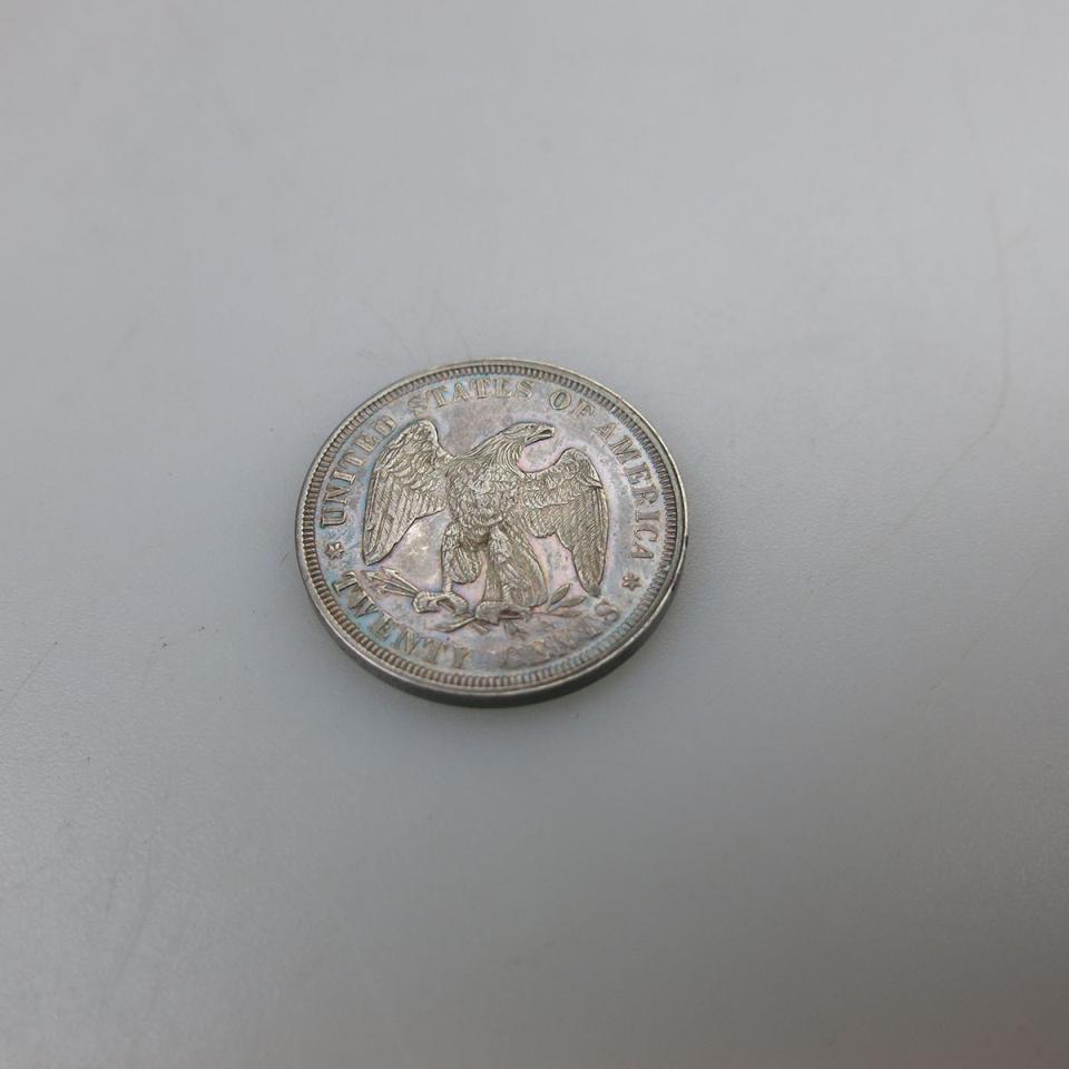 American 1875 Twenty Cent Coin
