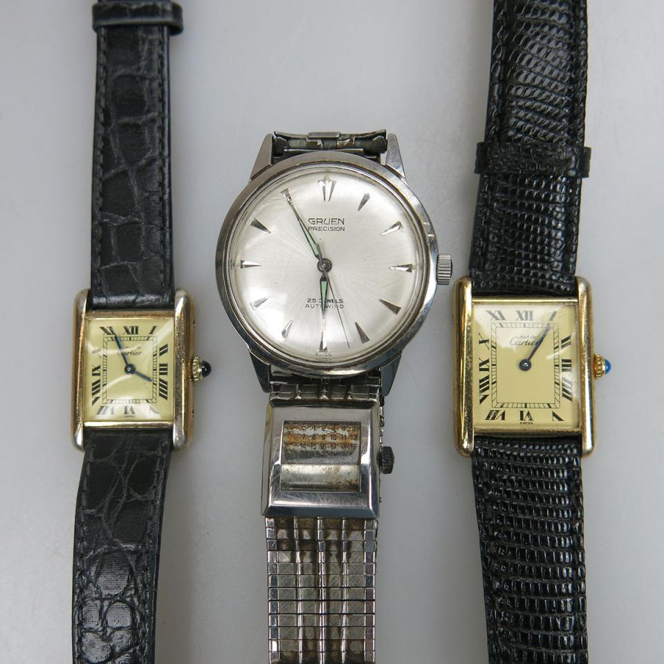 Men’s And Women’s Must De Cartier Wristwatches